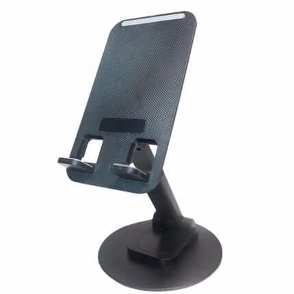 Soporte Celular Giratorio 360 grados para Escritorio Negro